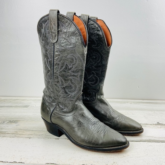 J. Chisholm Green Cowboy Boots - Picture 2 of 10
